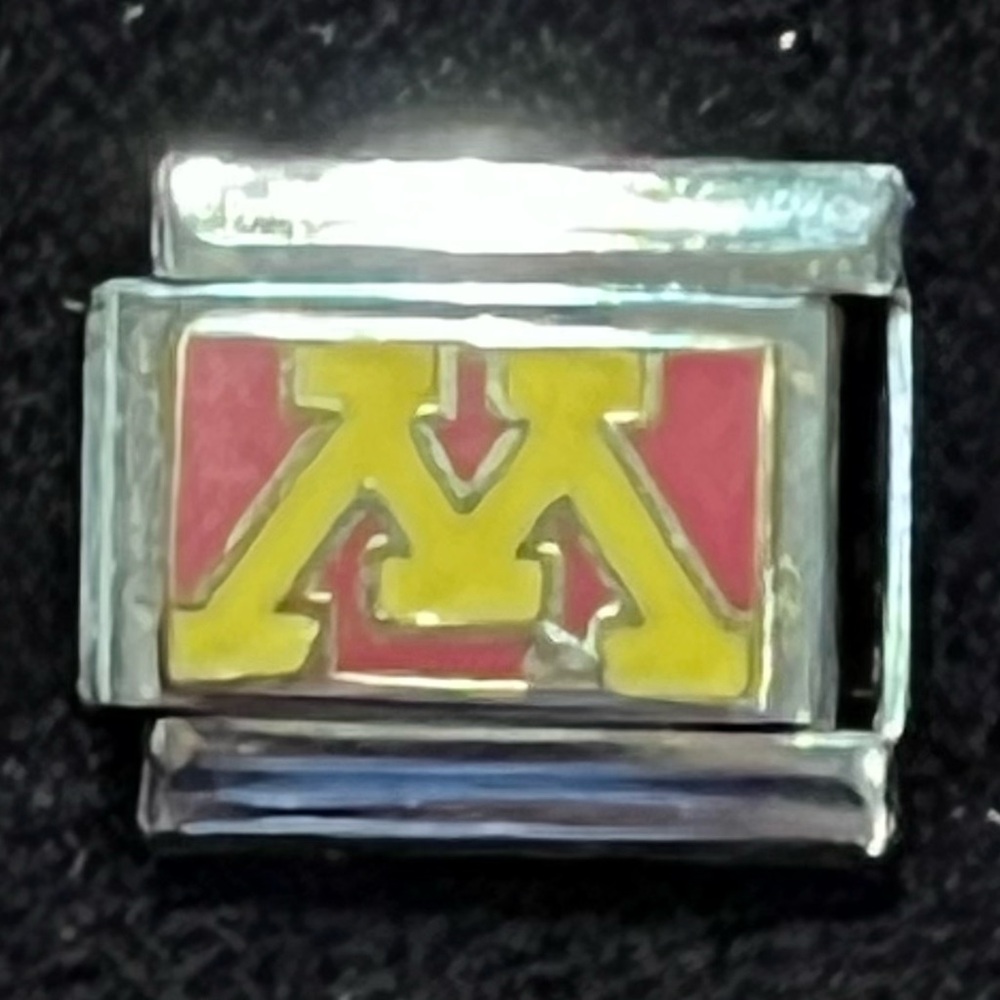 NCAA University of Minnesota Italian Bracelet Charm